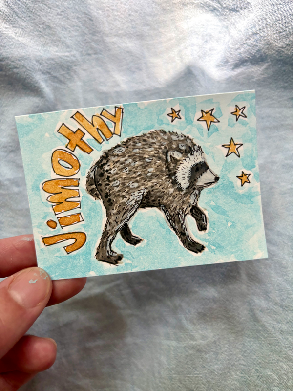 Jimothy aceo art card