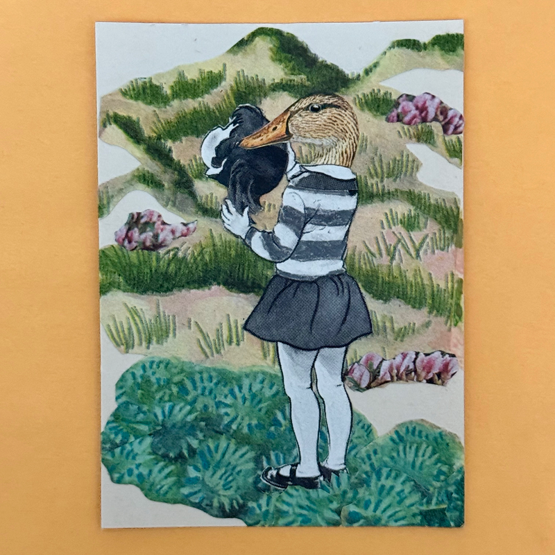 A girl like any other aceo art card