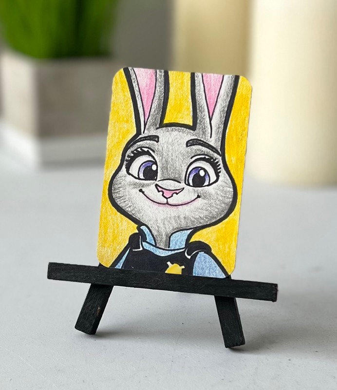 Judy Hopps aceo art card