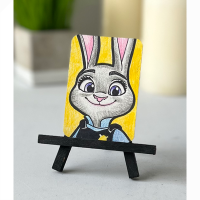 Judy Hopps aceo art card thumbnail 1