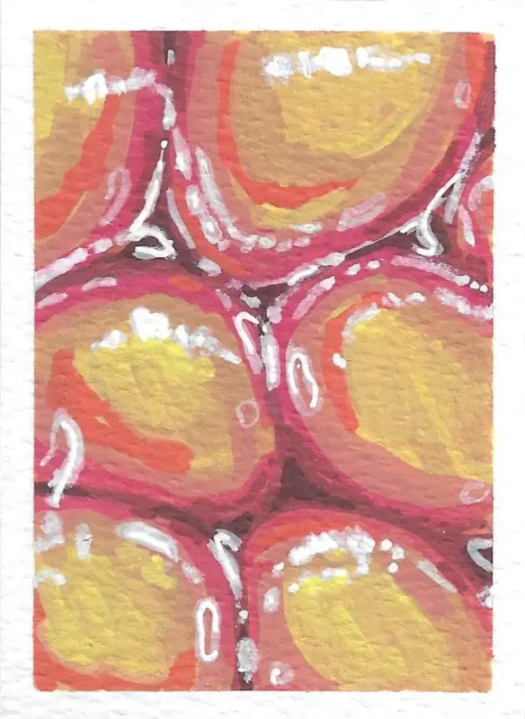 Yolks aceo art card