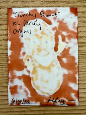 Crunchy Peanut aceo art card thumbnail 3