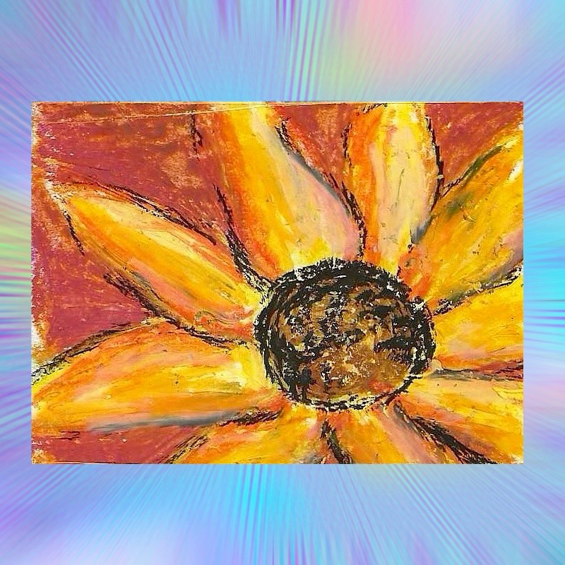 Sunflower #1 aceo art card