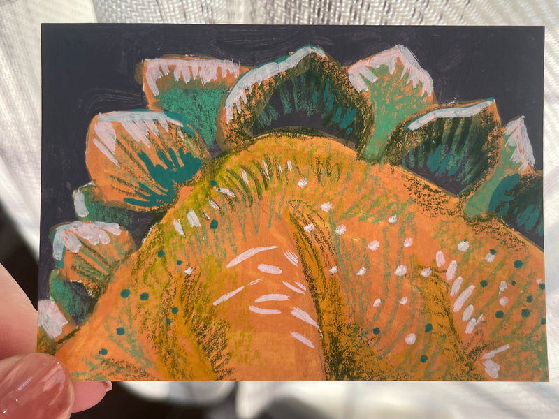 Spike - Stegosaurus ACEO by Norah Mae aceo art card