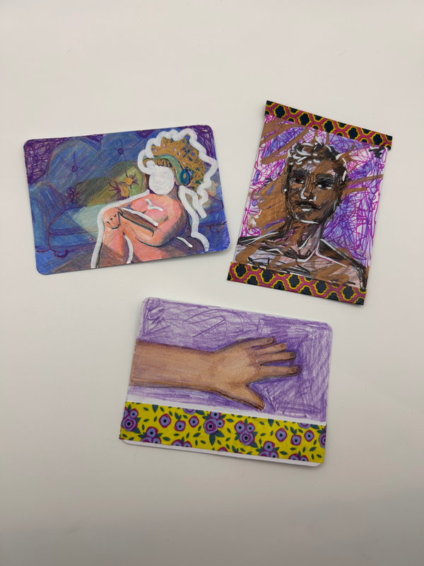Weird bundle aceo art card