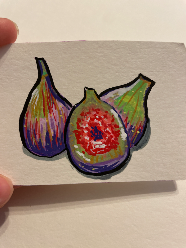 ACEO-Figs aceo art card