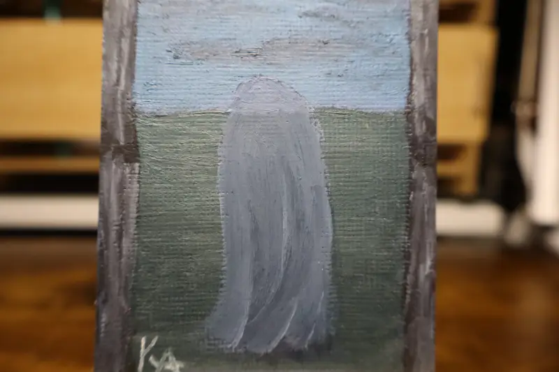 Broody Baby aceo art card