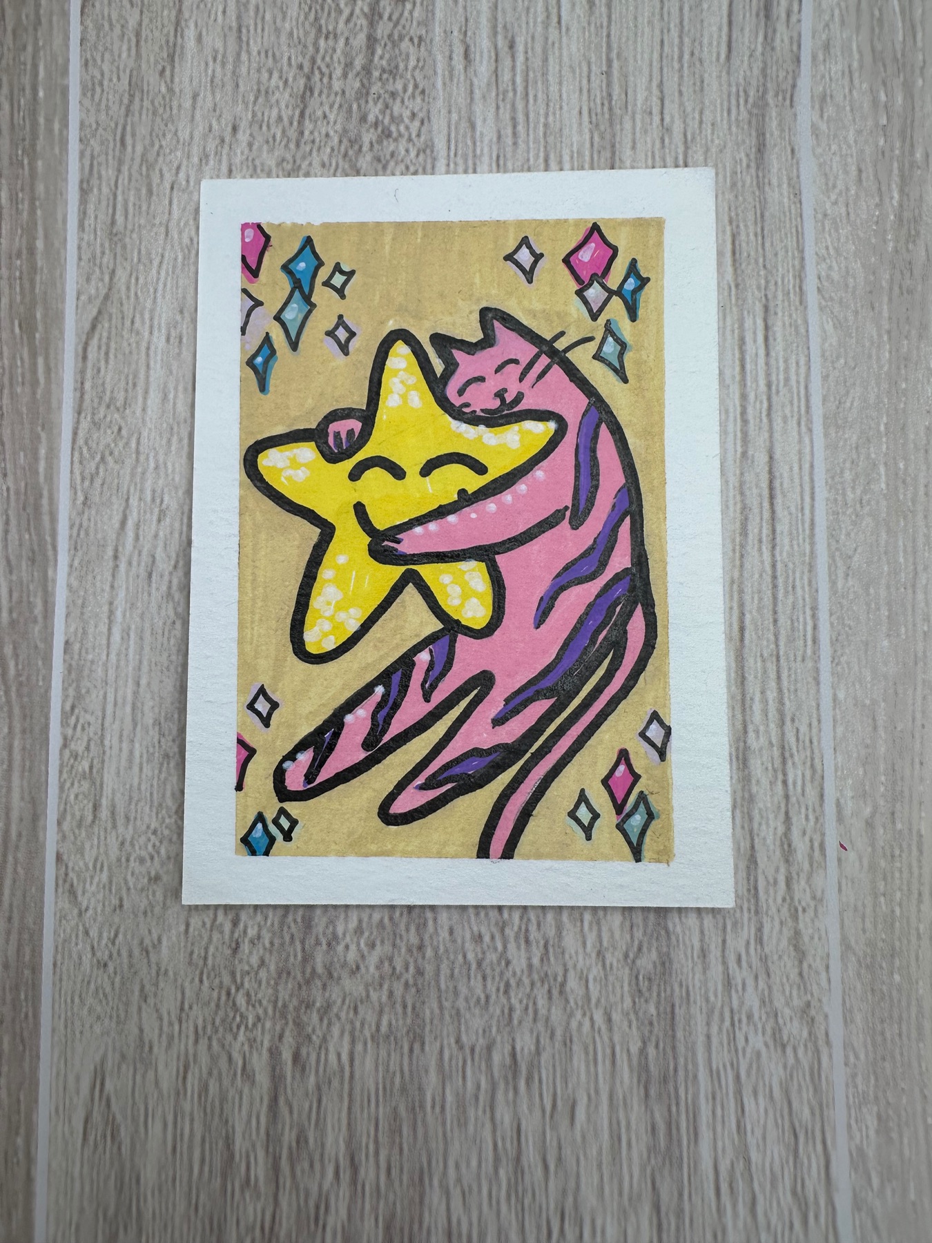 Fallen Friends aceo art card