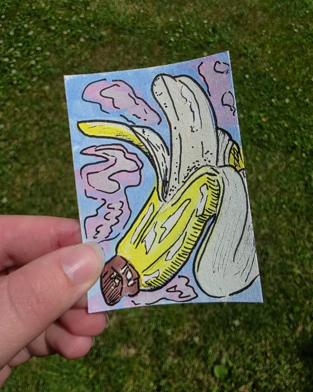 Dreamy Peels aceo art card