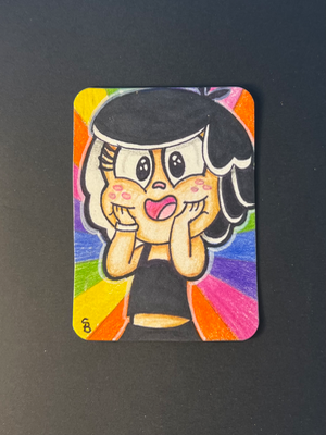 Hanazuki aceo art card thumbnail 2