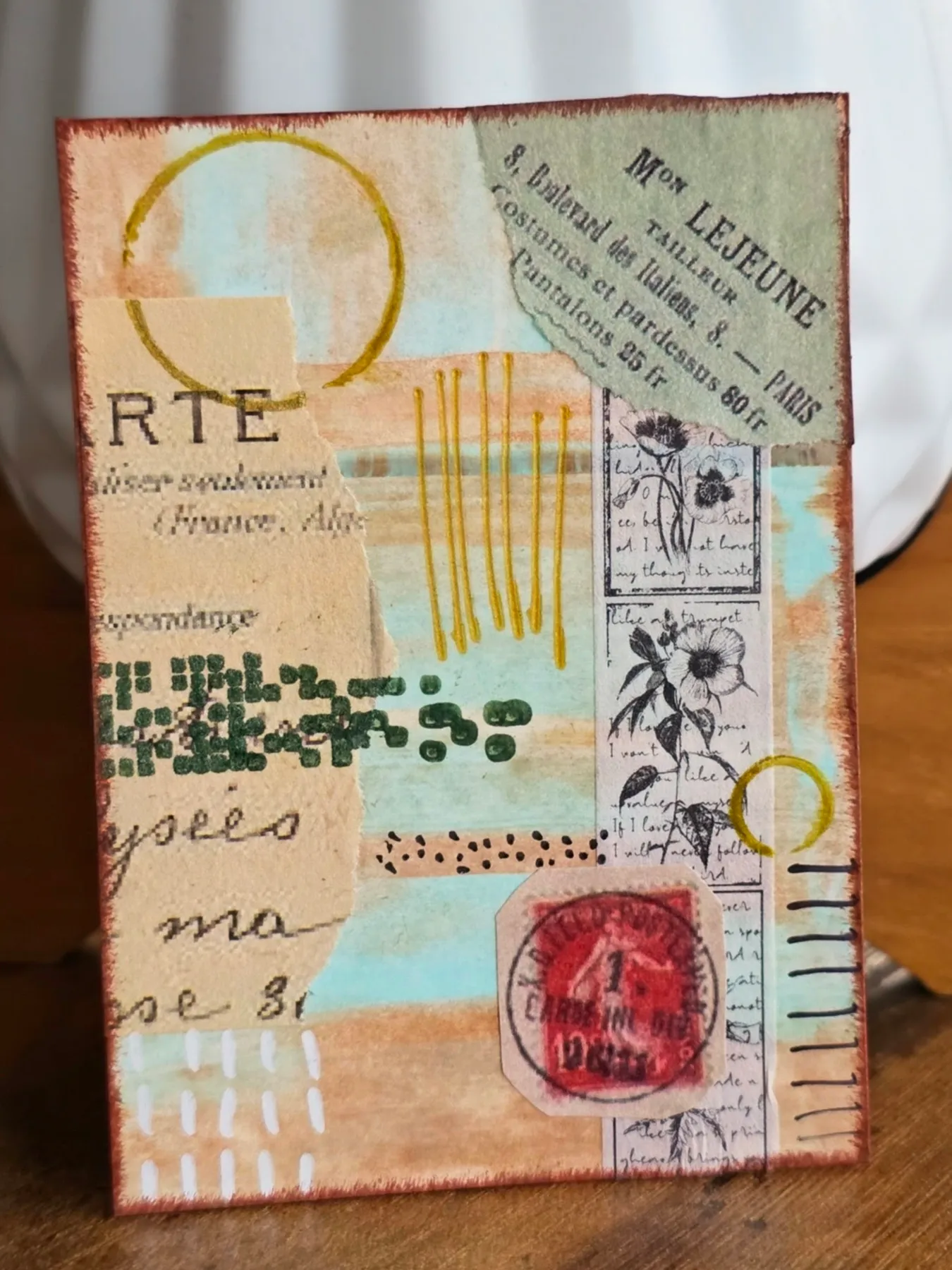 Quiet Correspondence aceo art card