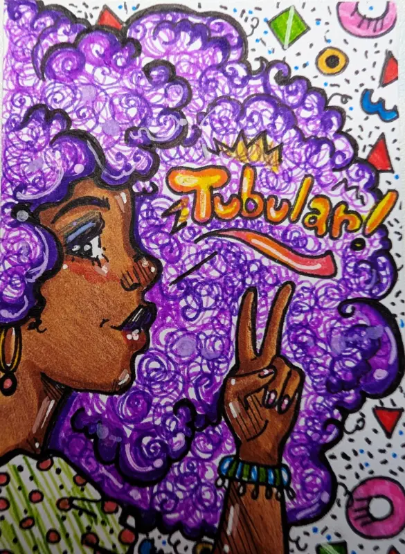 Mallrats #2 - Tubular aceo art card