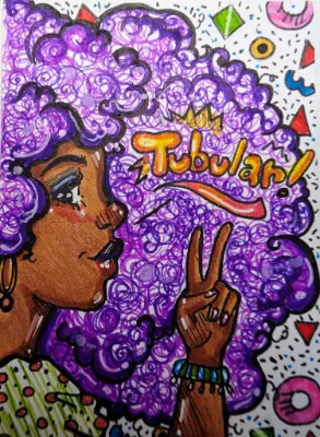 Mallrats #2 - Tubular aceo art card thumbnail 1