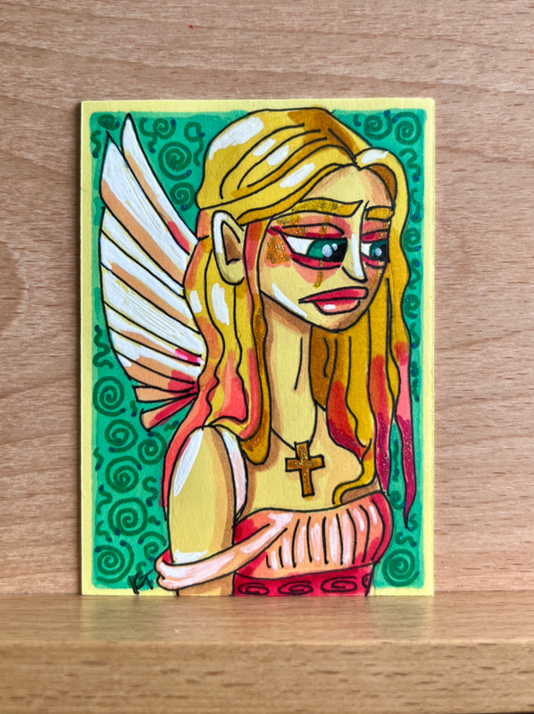 Jules from Euphoria aceo art card
