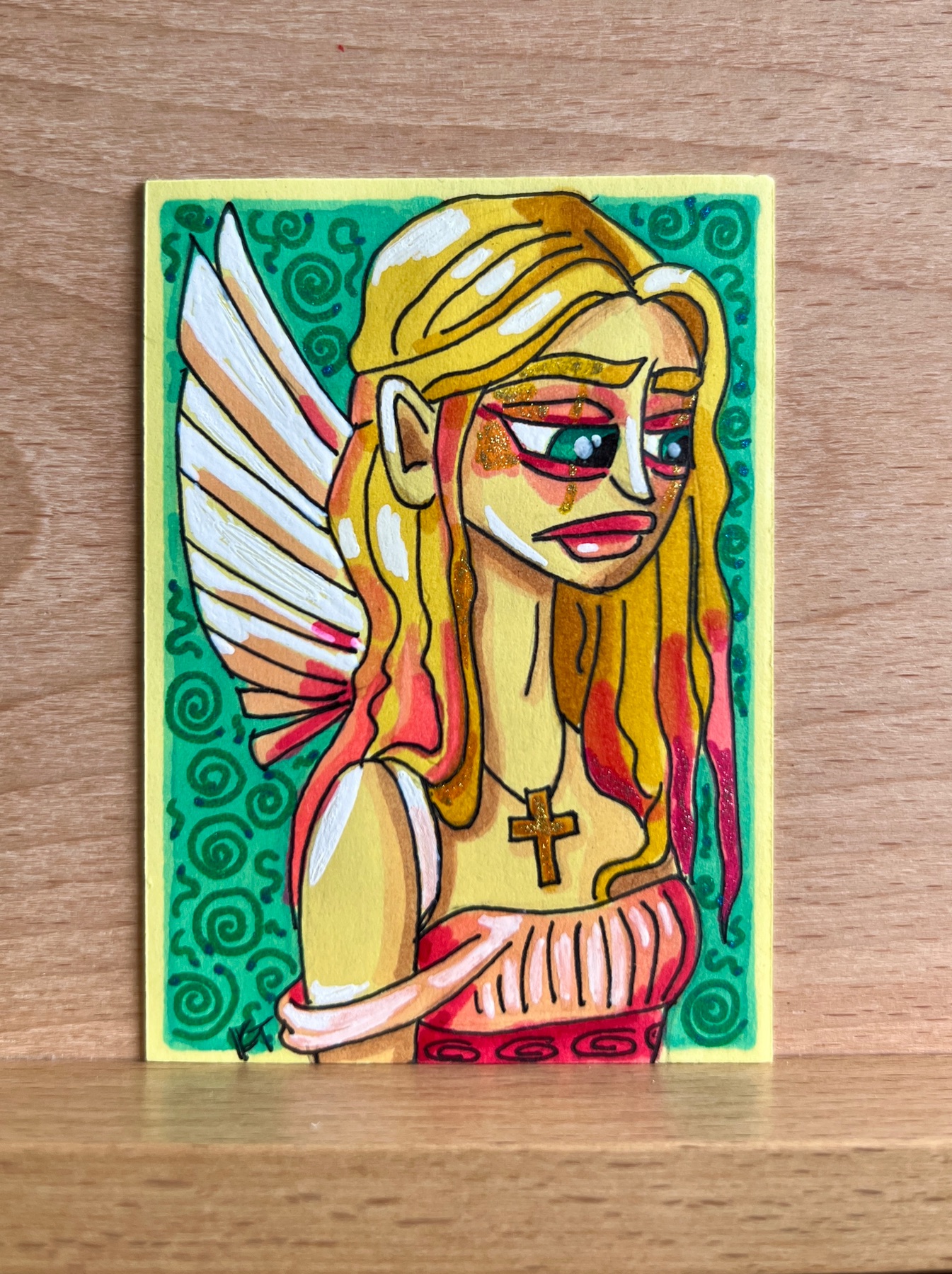 Jules from Euphoria aceo art card