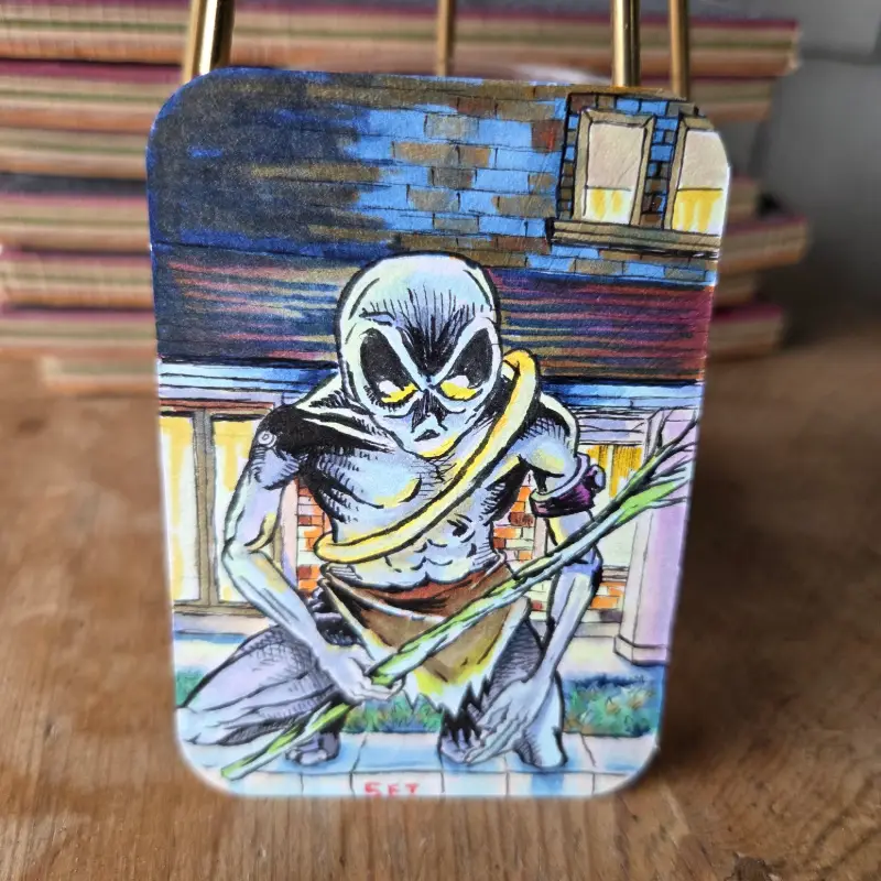 The Grey Hunter - The Last Alien aceo art card