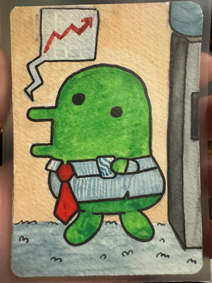 Office Kutchipatchi aceo art card thumbnail 1