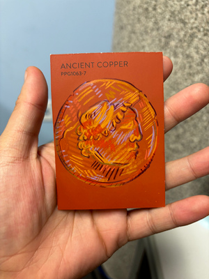 Ancient Copper aceo art card thumbnail 2