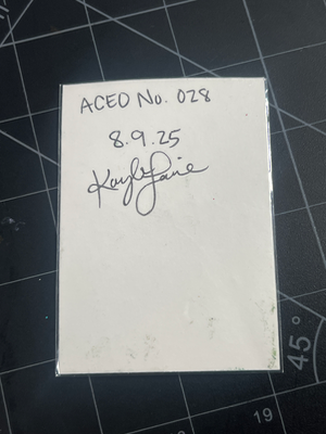 Flower Petal Fairy 2 aceo art card thumbnail 2