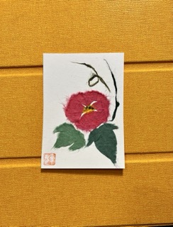 Morning glory aceo art card
