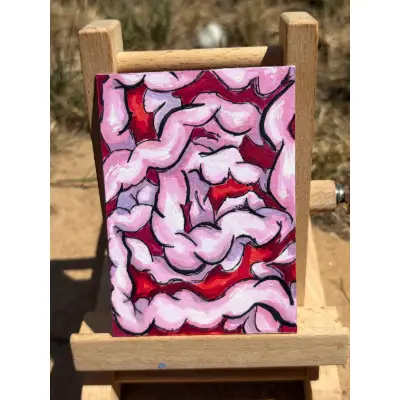 ACEO Original "Intestines" aceo art card thumbnail 1