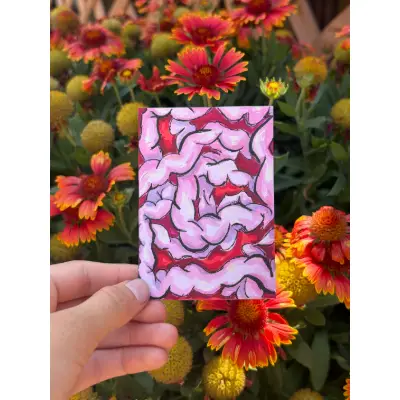 ACEO Original "Intestines" aceo art card thumbnail 2