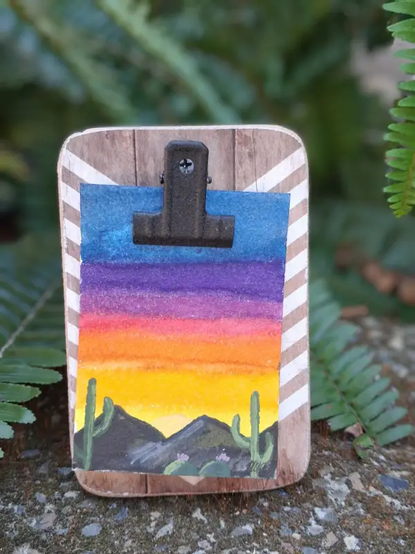 Desert 🏜 Sunset aceo art card
