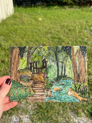 The Bigger Picture (Puzzle Piece #3) aceo art card thumbnail 4