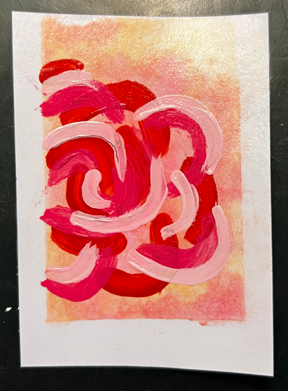 It’s a Rose aceo art card