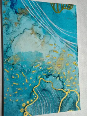 Reef #3 aceo art card thumbnail 2