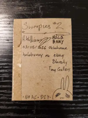 Swoopies 2 aceo art card thumbnail 2