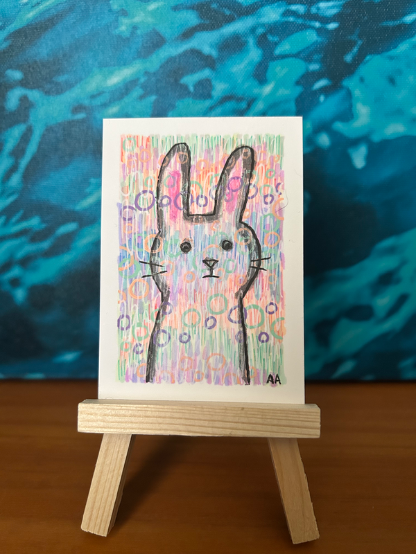 Reflection aceo art card