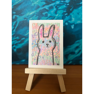 Reflection aceo art card thumbnail 1