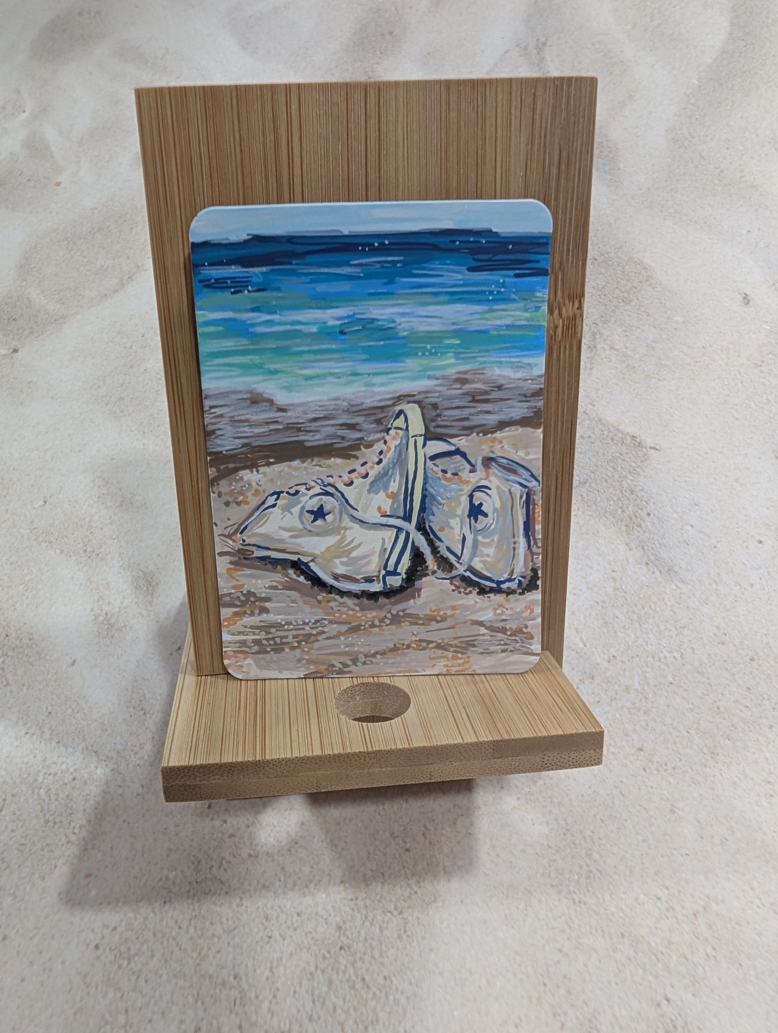 Sand Bar All Stars aceo art card