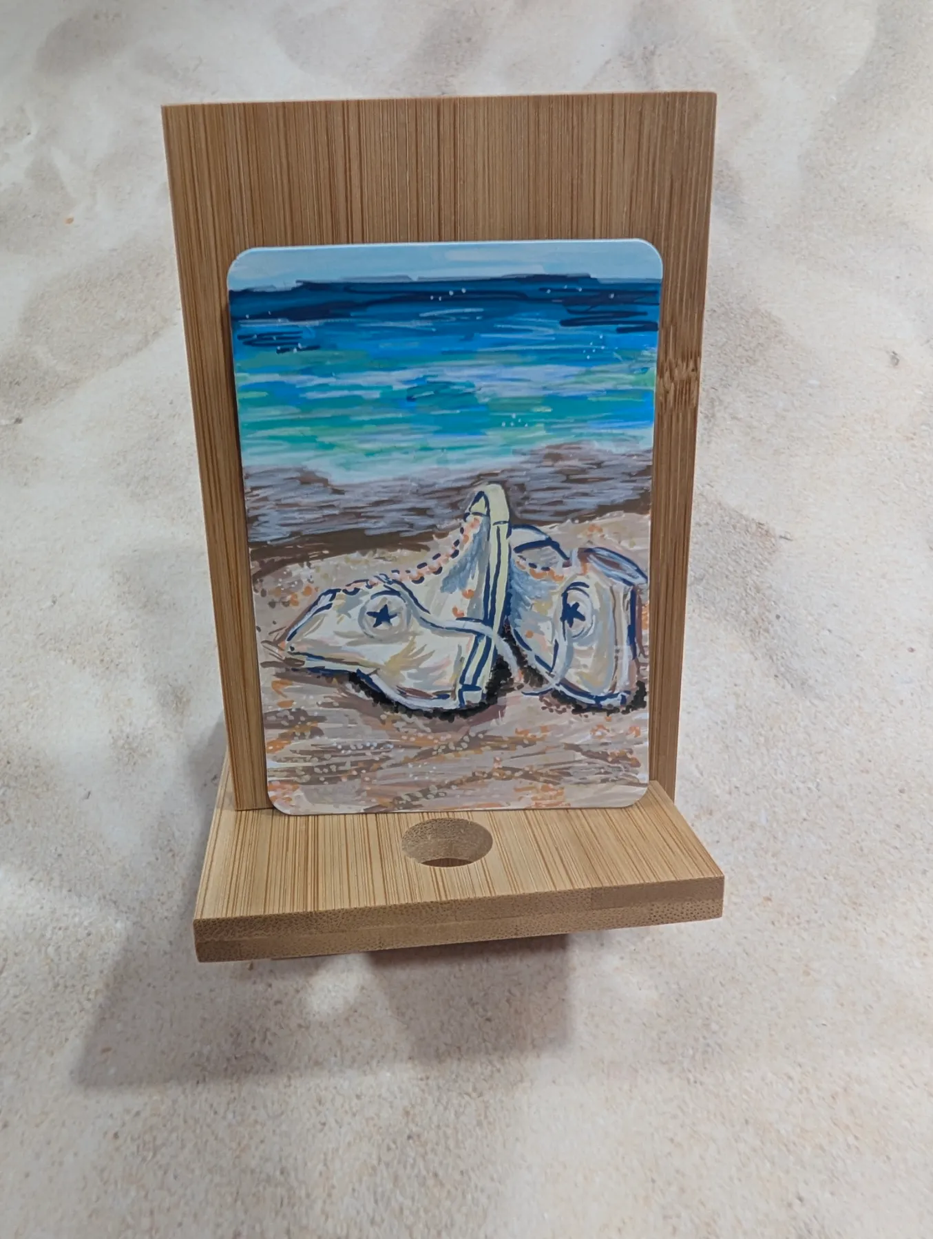 Sand Bar All Stars aceo art card