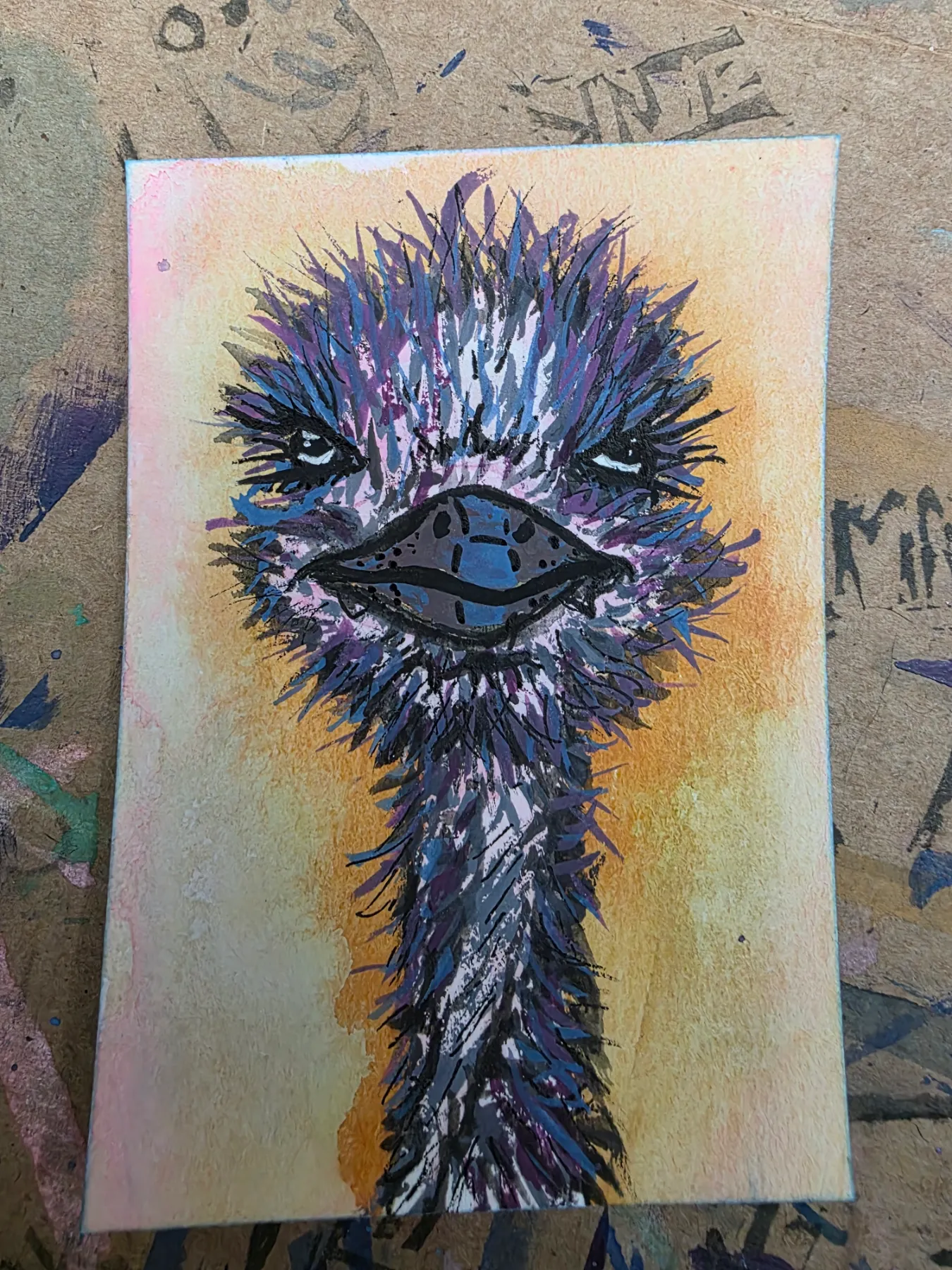 Diva Delilah aceo art card