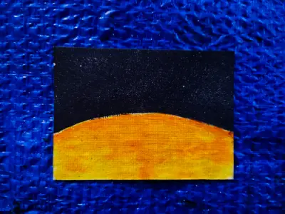 Small Gazing Sun aceo art card thumbnail 1
