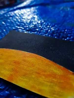 Small Gazing Sun aceo art card thumbnail 2