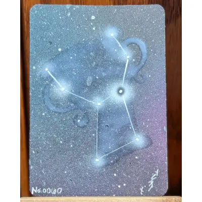 Crater aceo art card thumbnail 1