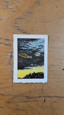 Glow aceo art card thumbnail 1