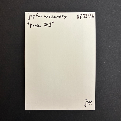 Potion #1 aceo art card thumbnail 2
