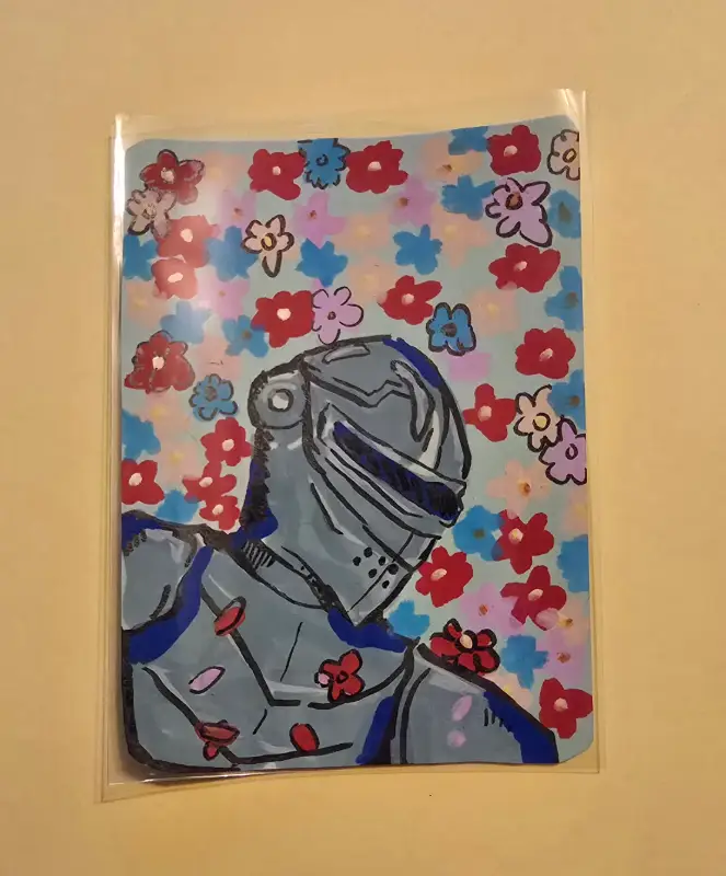 Sleepy Knignt aceo art card