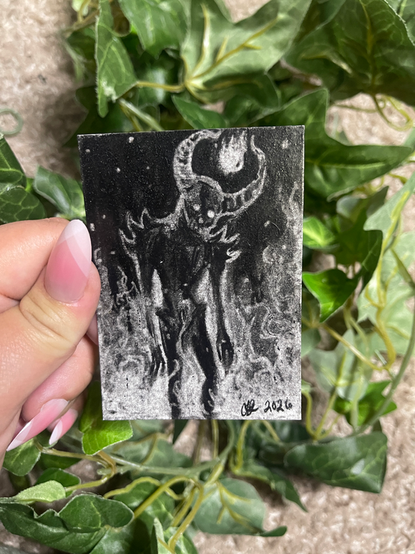 Demon ACEO aceo art card