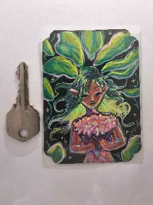 Growth aceo art card thumbnail 2