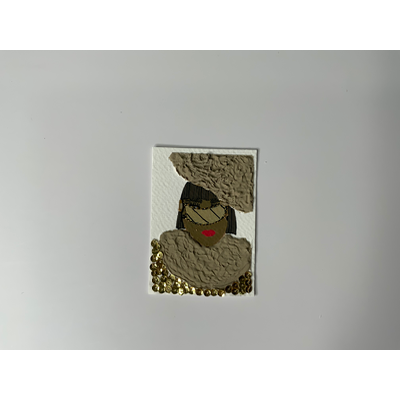 Winter Queen aceo art card thumbnail 1