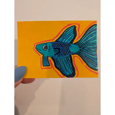 Beta aceo art card thumbnail 1