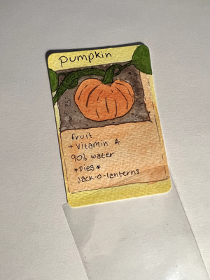 Pumpkin 3/99 aceo art card thumbnail 2