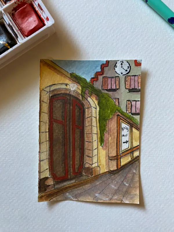 Street View No. 1 aceo art card