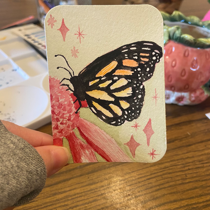 Nectar aceo art card