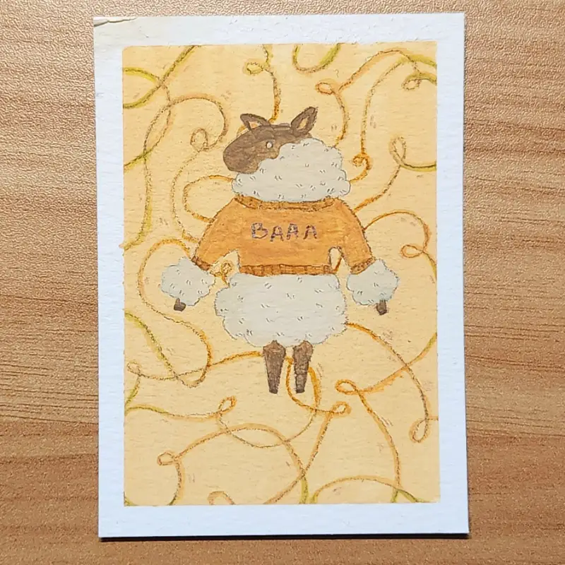 BAAA aceo art card